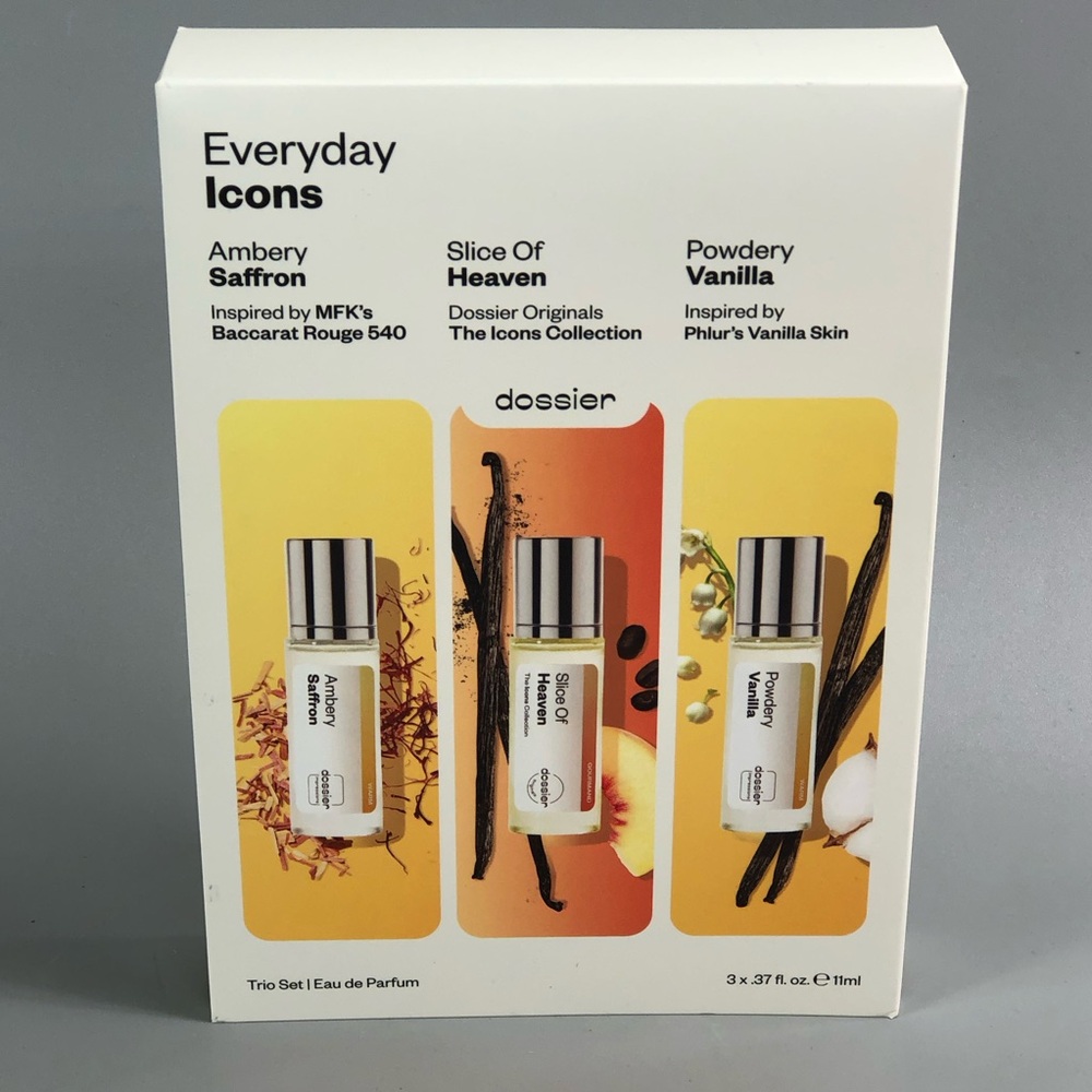 Dossier Everyday Icons Trio Set - Yellow/Orange Accents